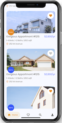 Real Estate App Screen